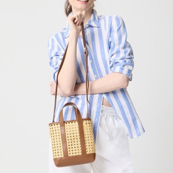 J Crew Mini Tote Bag - Picture 4 of 7